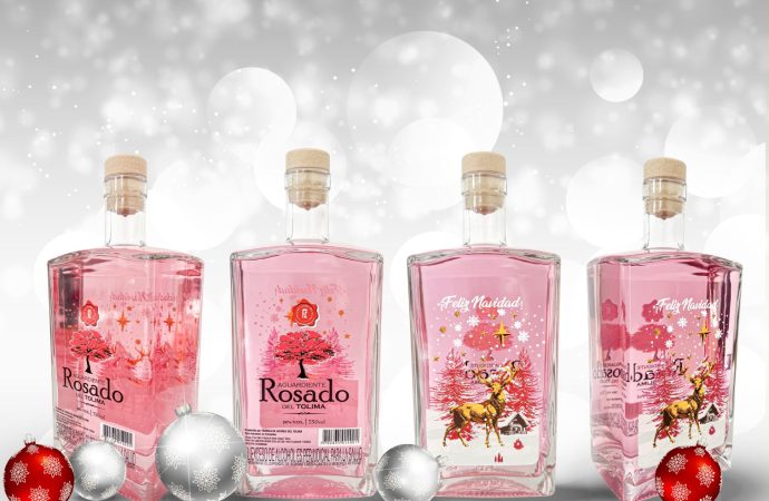 Aguardiente Rosado del Tolima lanza edición exclusiva de Navidad